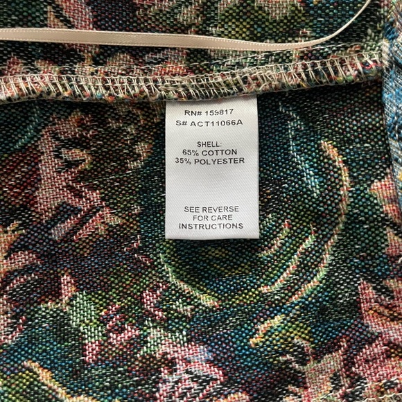 Altar'd State Floral Tapestry Corset - Yellow, Blue, Pink - Picture 6 of 7